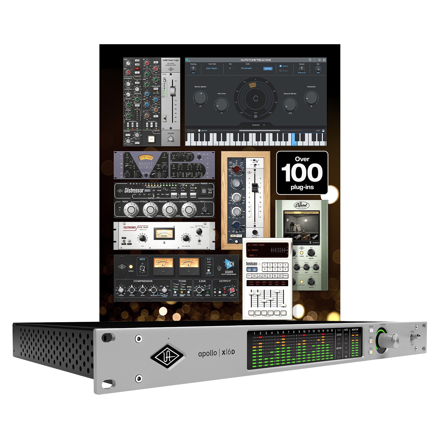 Universal Audio Apollo x16D Ultimate - Dante and Thunderbolt Audio Interface with UAD Processing