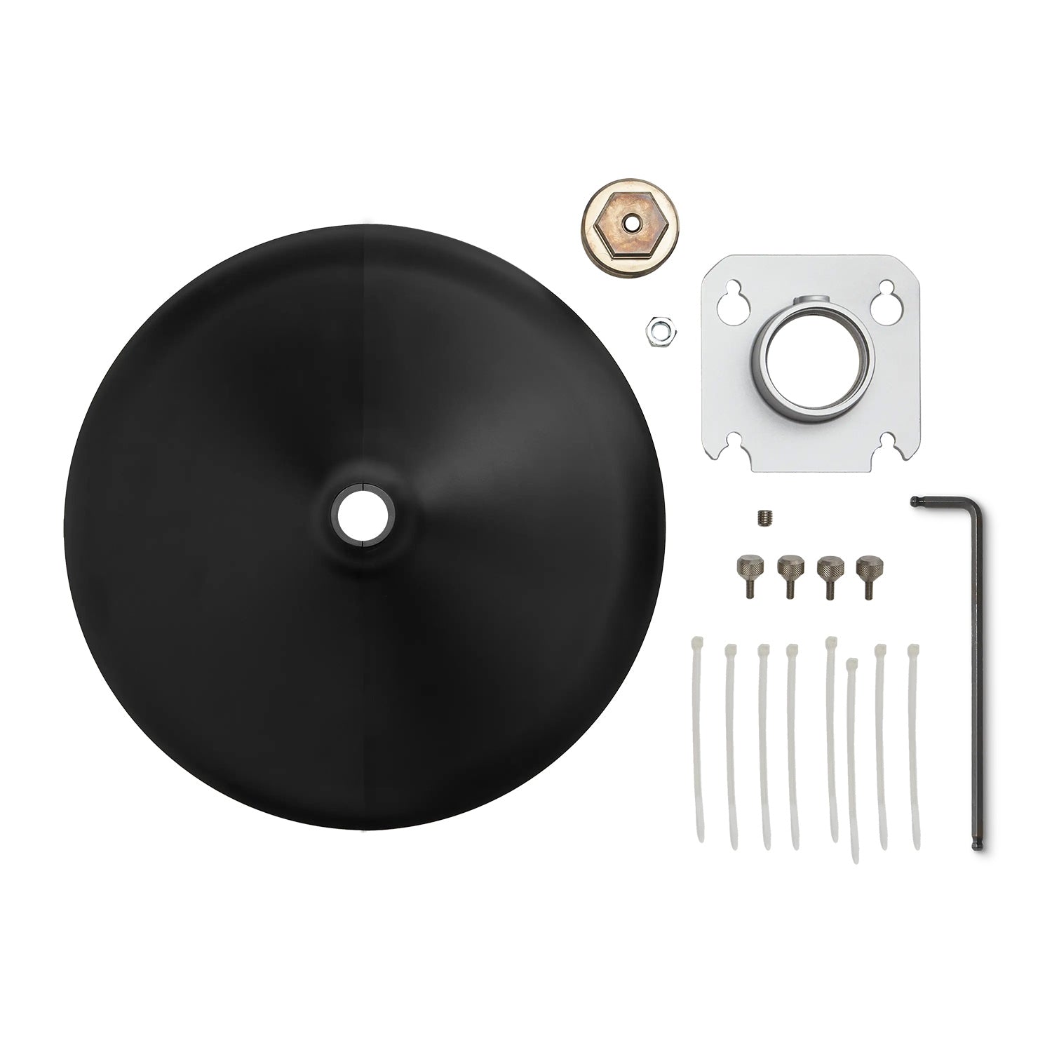 Shure MXA901B-R-PM-3/8-V - Conferencing Ceiling Array Microphone and 3/8" Rod Mount Bundle (Black)