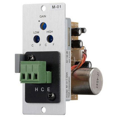 TOA M-01P Microphone Preamp Input Module (1/4" Phone)