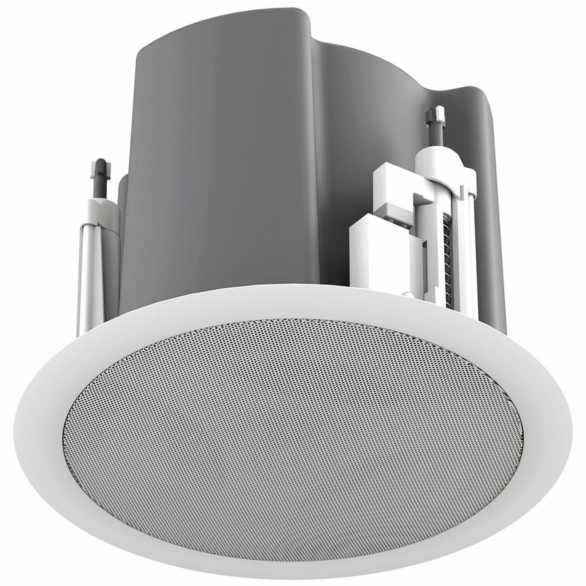 AtlasIED FAP43T-BEGS - 4.5-Inch Coaxial In-Ceiling Loudspeaker with Transformer (Black)