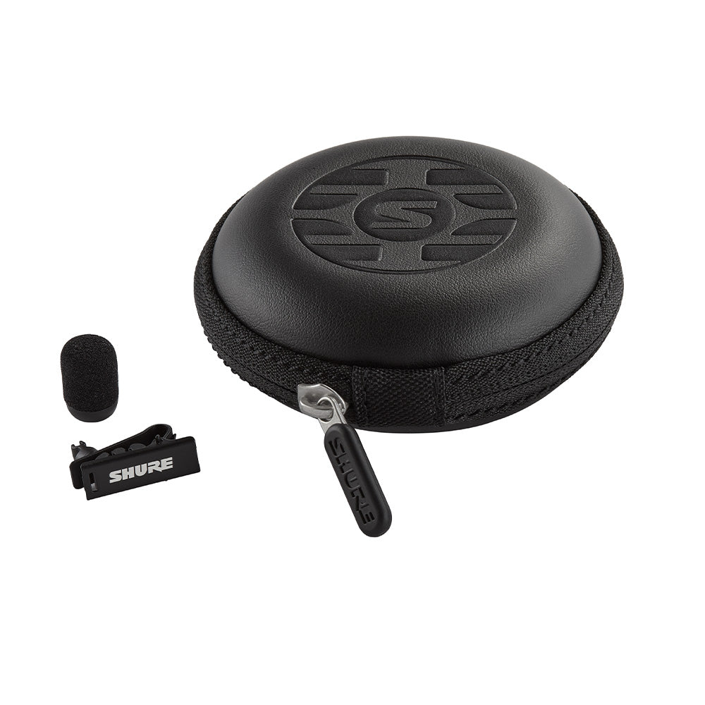 Shure UL4B/C-MTQG-A - UniPlex Lavalier Microphone (Black / MTQG)