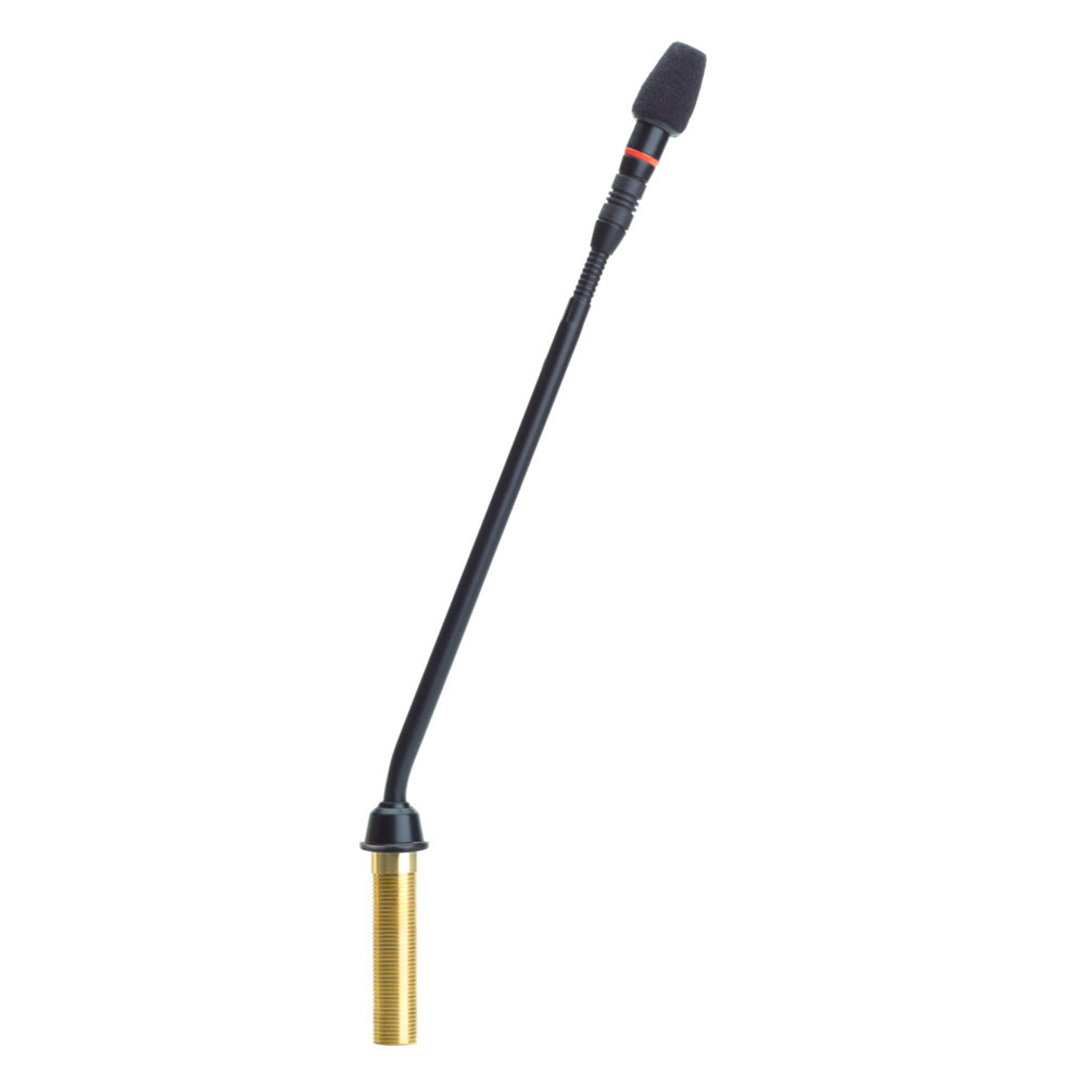 Shure MX410R/C - MicroFlex 10-Inch Microphone Gooseneck with Red LED Ring (Surface Mount Preamp / Cardioid Capsule)