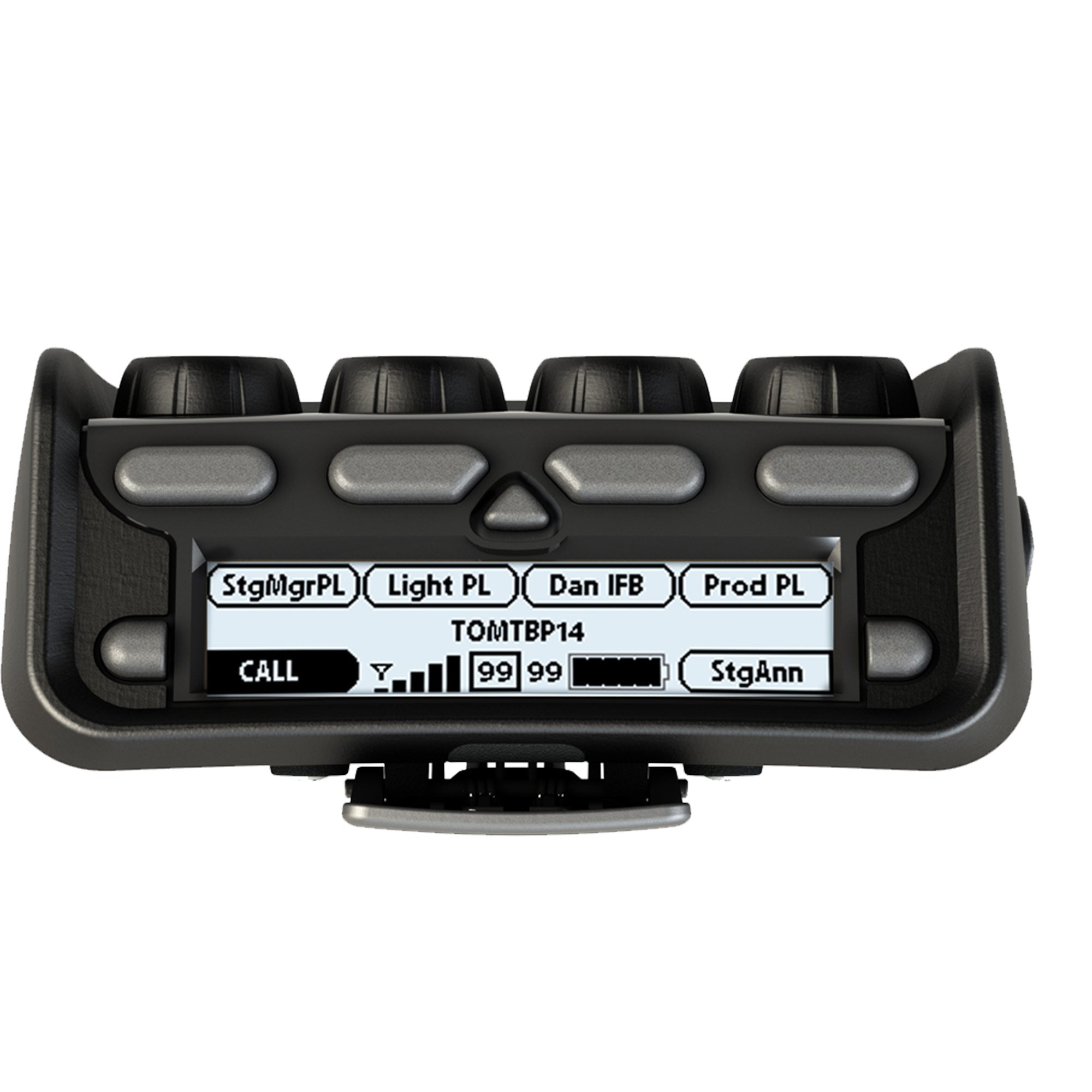 Pliant Technologies CRP-44-2400 2.4GHz CrewCom 4+4 Intercom Belt Pack