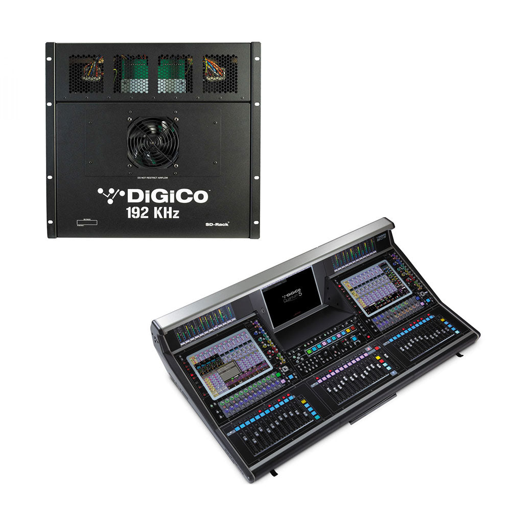DiGiCo X-Q5-W-OP-EX-ULT Quantum 5 Digital Mixing Bundle - SD Rack Package with HMA Optical
