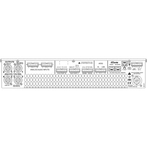 Linea Research 44 C10 - Four-Channel 10000W Power Amplifier with Dante Input