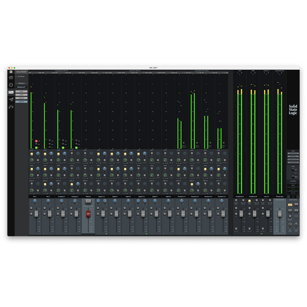 SSL 12 - 12-Input 8-Output USB-C Audio Interface