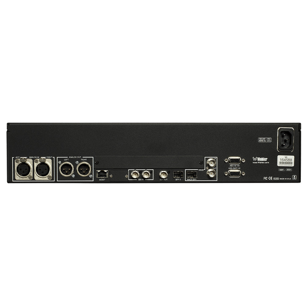 Wohler iAM2-8 - 8-Channel 3G-SDI and Analog Audio Monitor