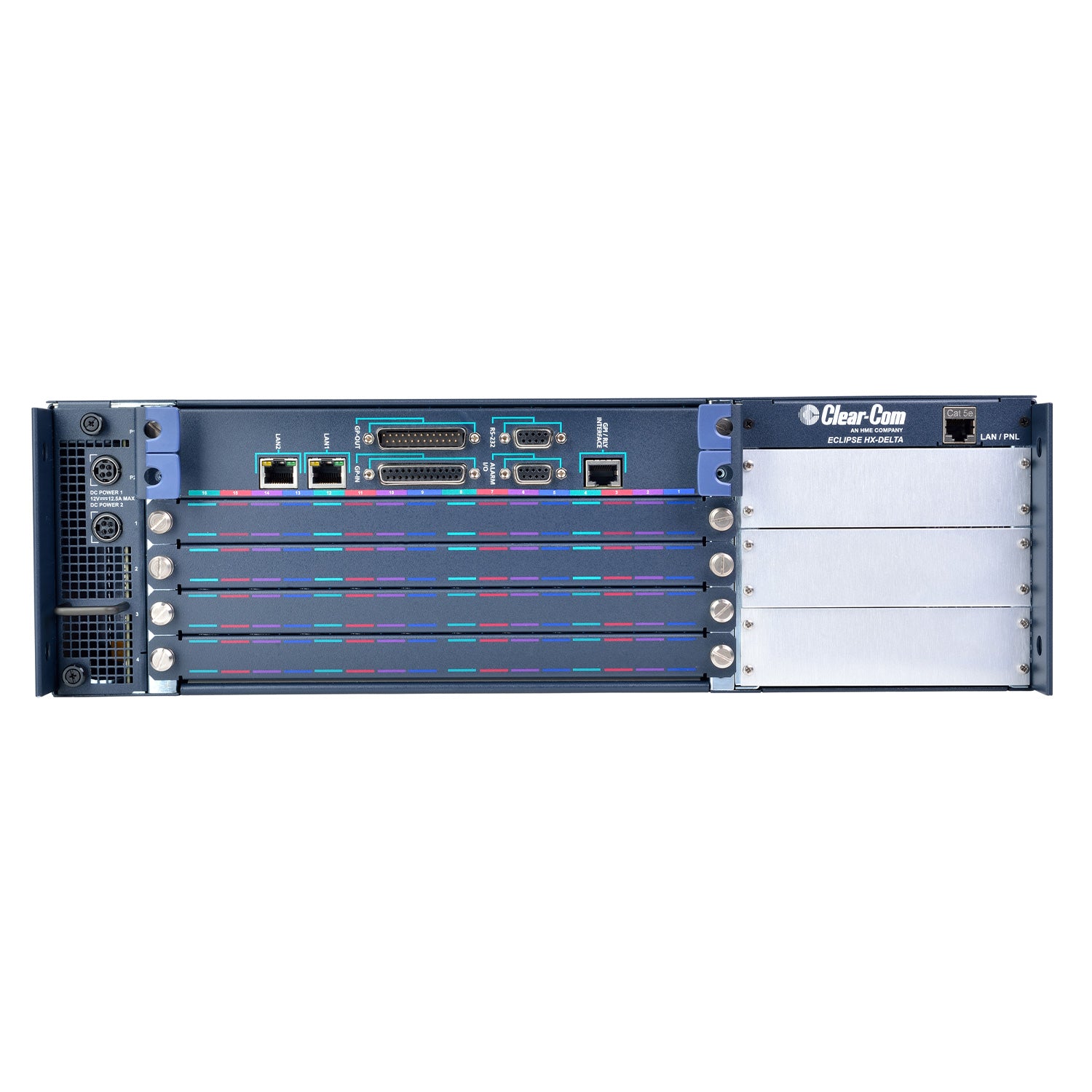 Clear-Com ECLIPSE-HX-DELTA-0P - Eclipse HX Delta Modular Intercom Frame (0 Analog Ports / 2 CPU)