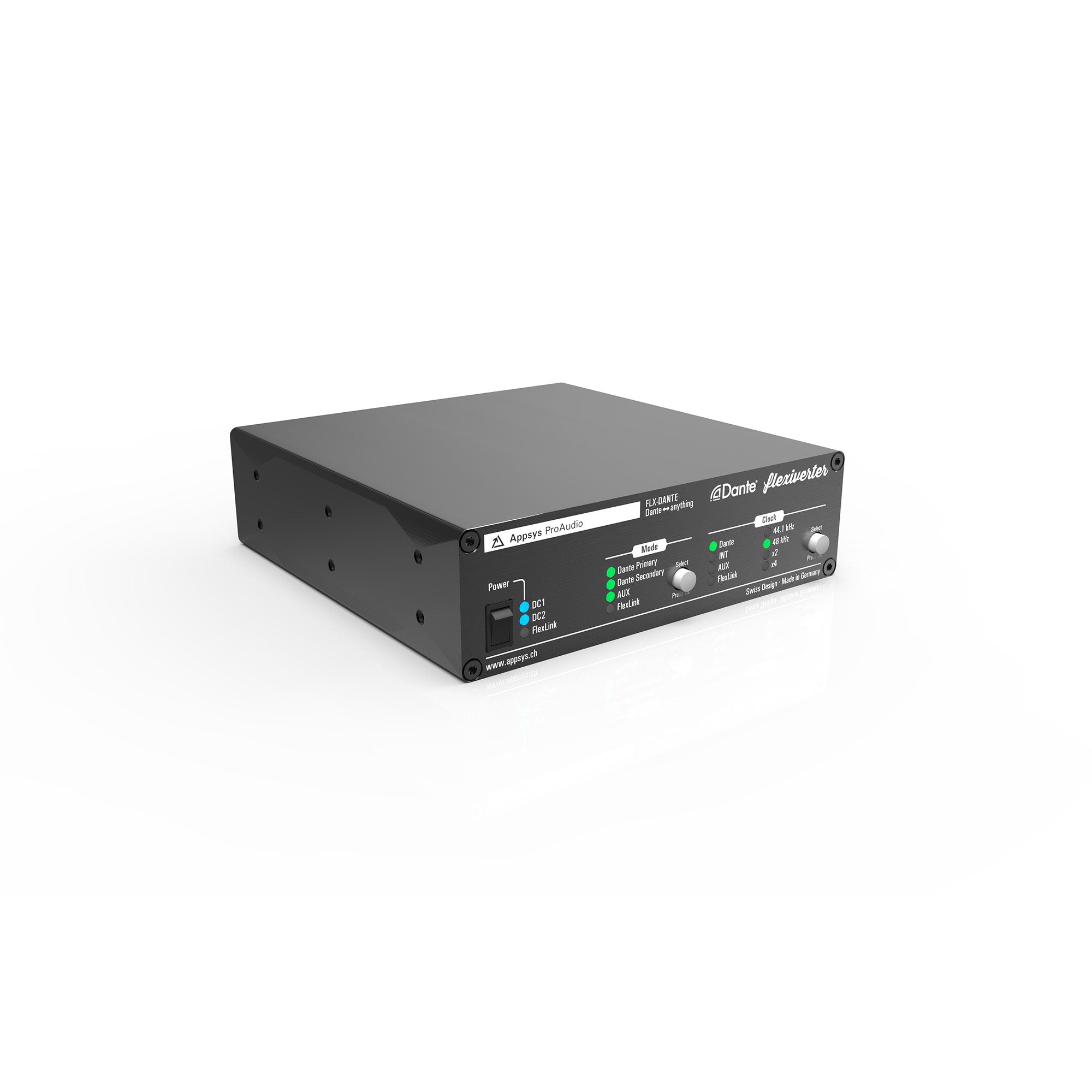 Appsys Pro Audio FLX-DANTE Flexiverter - 64-Channel Dante Digital Audio Converter