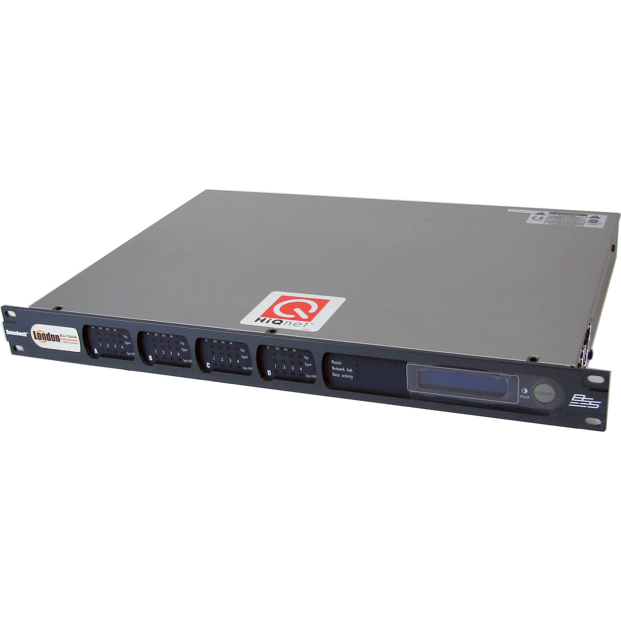 BSS BLU-326 - Soundweb London I/O Expander with BLU link and Dante - B-Stock