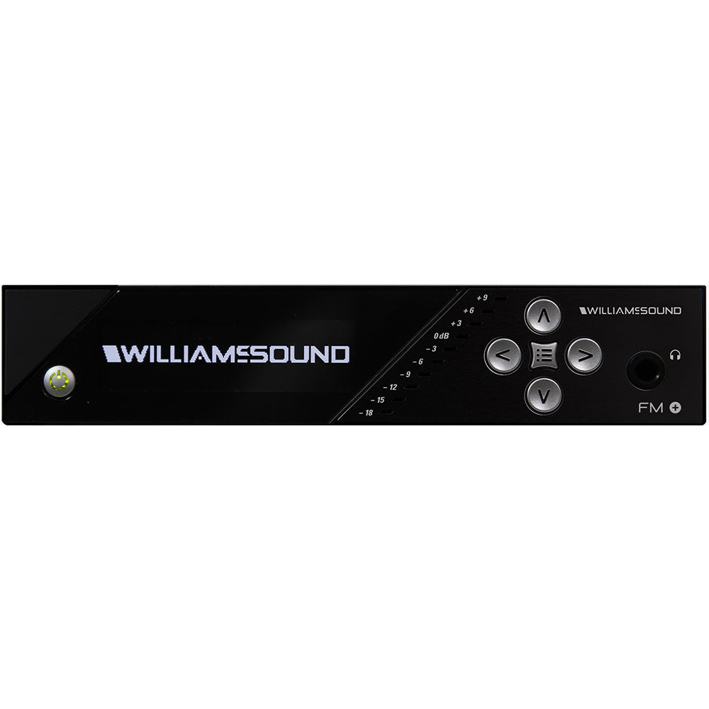 Williams AV FM 558-12 PRO D FM Plus Large-Area Dual Assistive Listening System w/ R38 Receivers