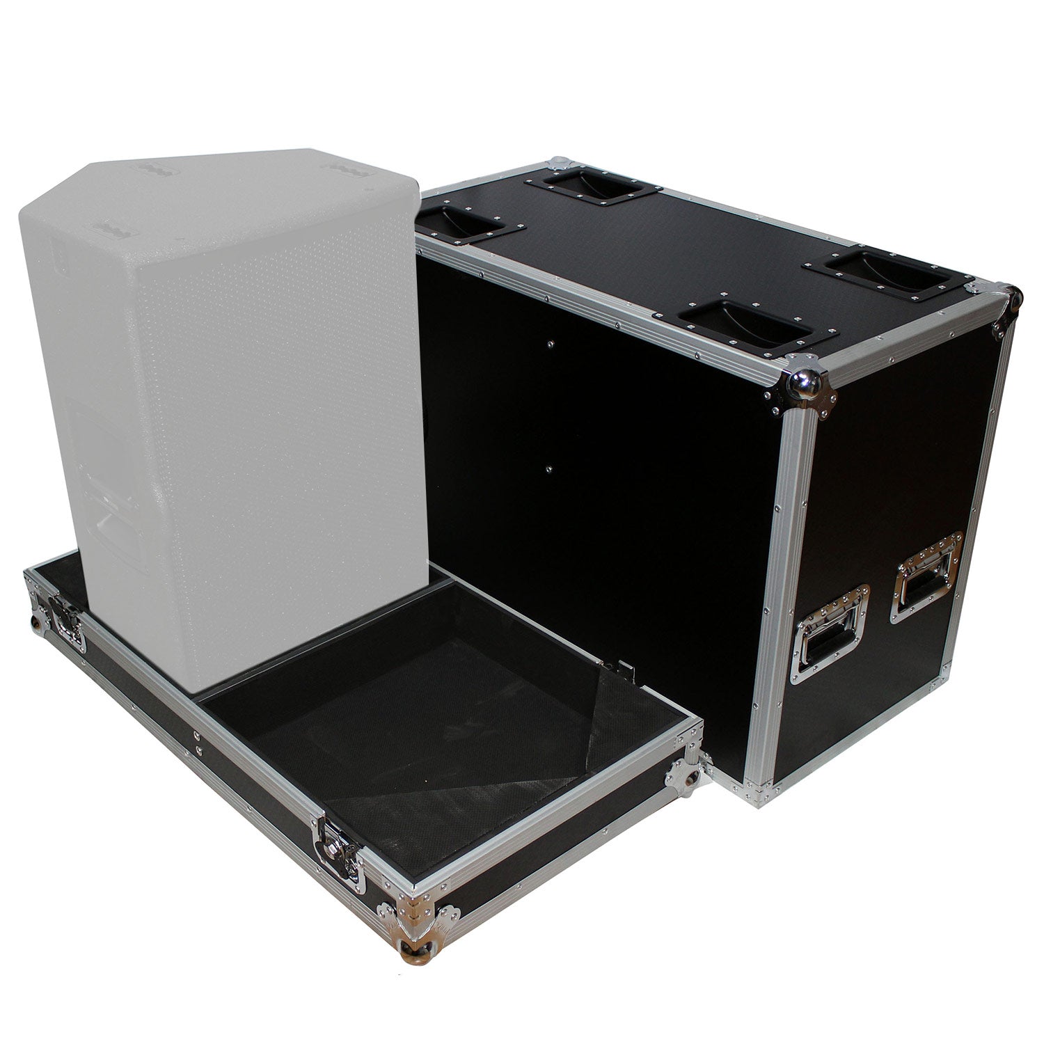 ProX X-RCF-TT25-AX2W - Holds 2X RCF TT25-A II, Int. Dim.: 26.38 X 16.73 X 16.73 Inch