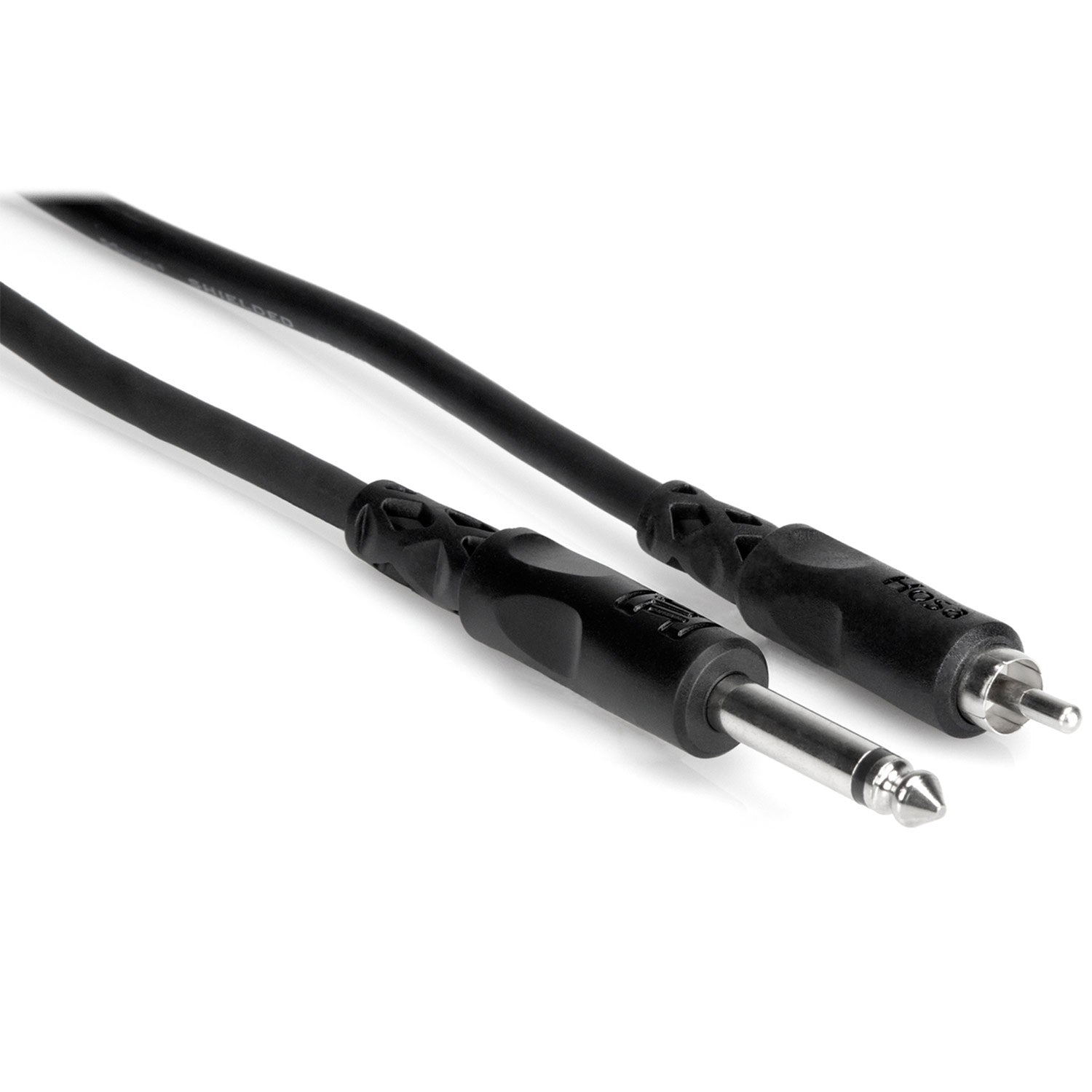 Hosa CPR-110 1/4 inch TS to RCA Unbalanced Interconnect, 10 feet