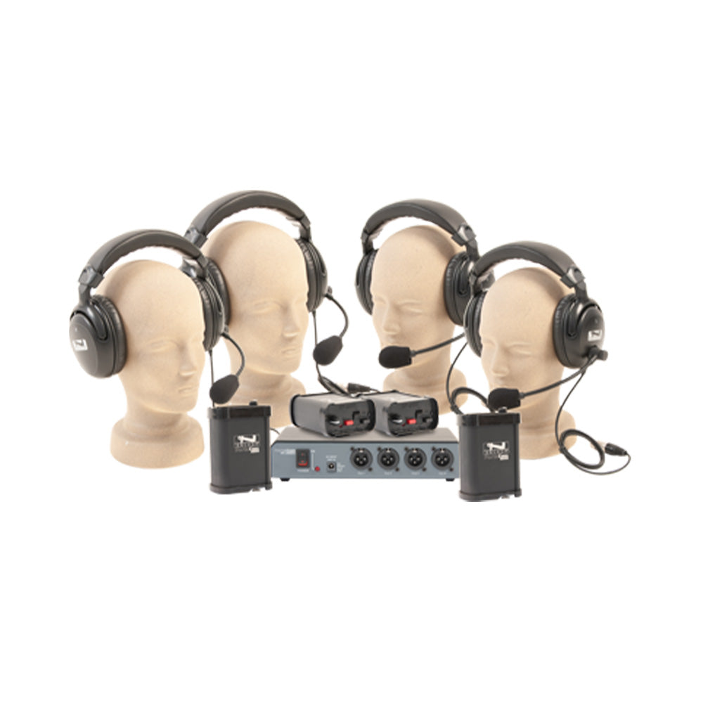 Anchor Audio COM-40FC - Four-User Wired Intercom Package (Requires Cables)