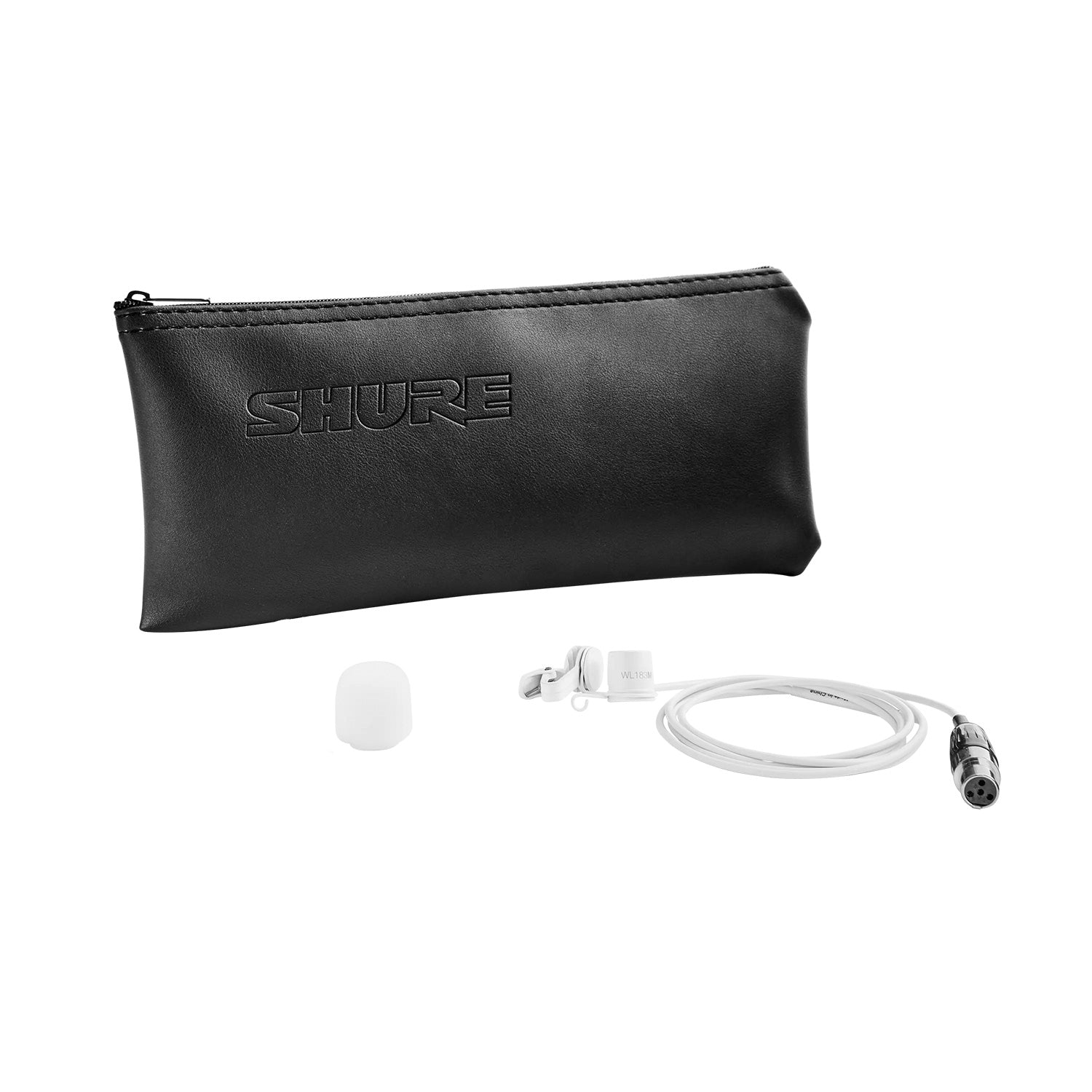 Shure WL183MW/O-TQG - Omnidirectional Lavalier Microphone (White / TA4F)