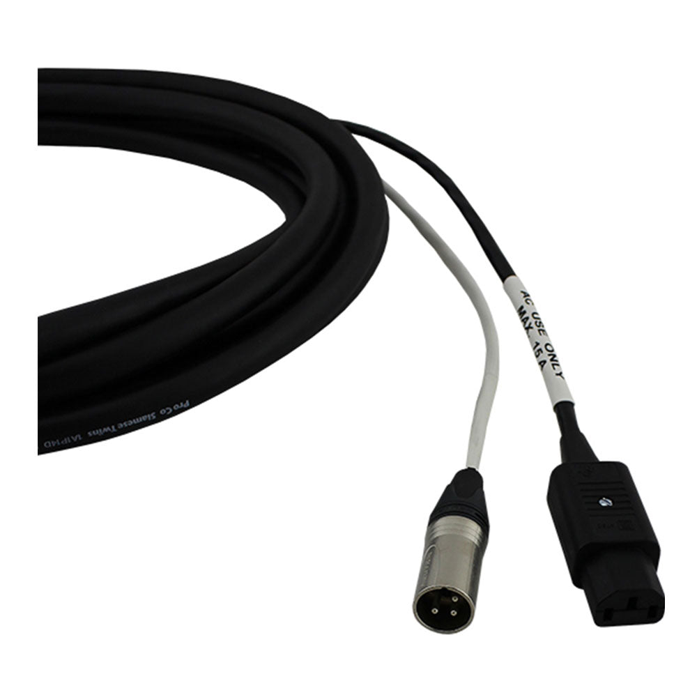 Pro Co EC9 Siamese Twin Balanced Audio / Power Cable (10 Foot)