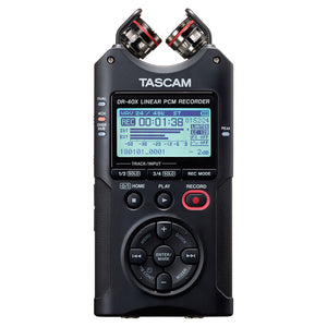 Tascam DR-40X Portable 4-Track Digital Recorder