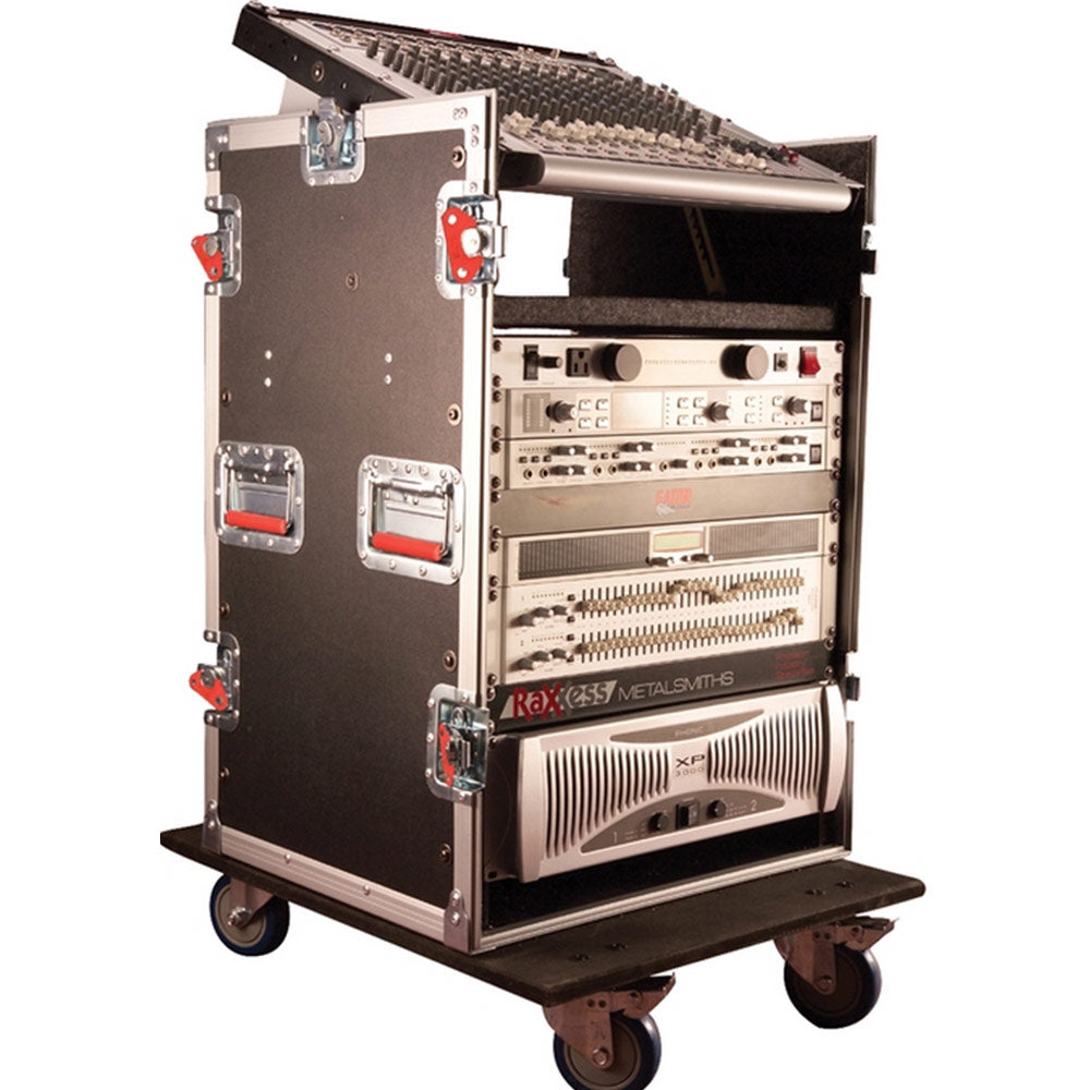 Gator G-TOUR 10X12 PU ATA Style Pop-Up Console Rack Road Case with 10U Top & 12U Bottom