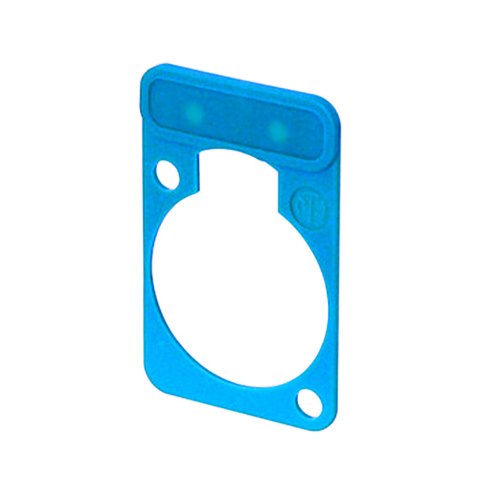 Neutrik DSS-BLUE Colored Labeling Plate for D Series Connectors (Blue)