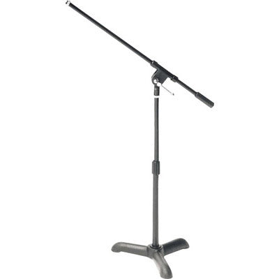 On Stage MS7311B : 14-22 inch Adjustable Kick Drum / Amplifier Microphone Stand - 17 inch Boom Arm