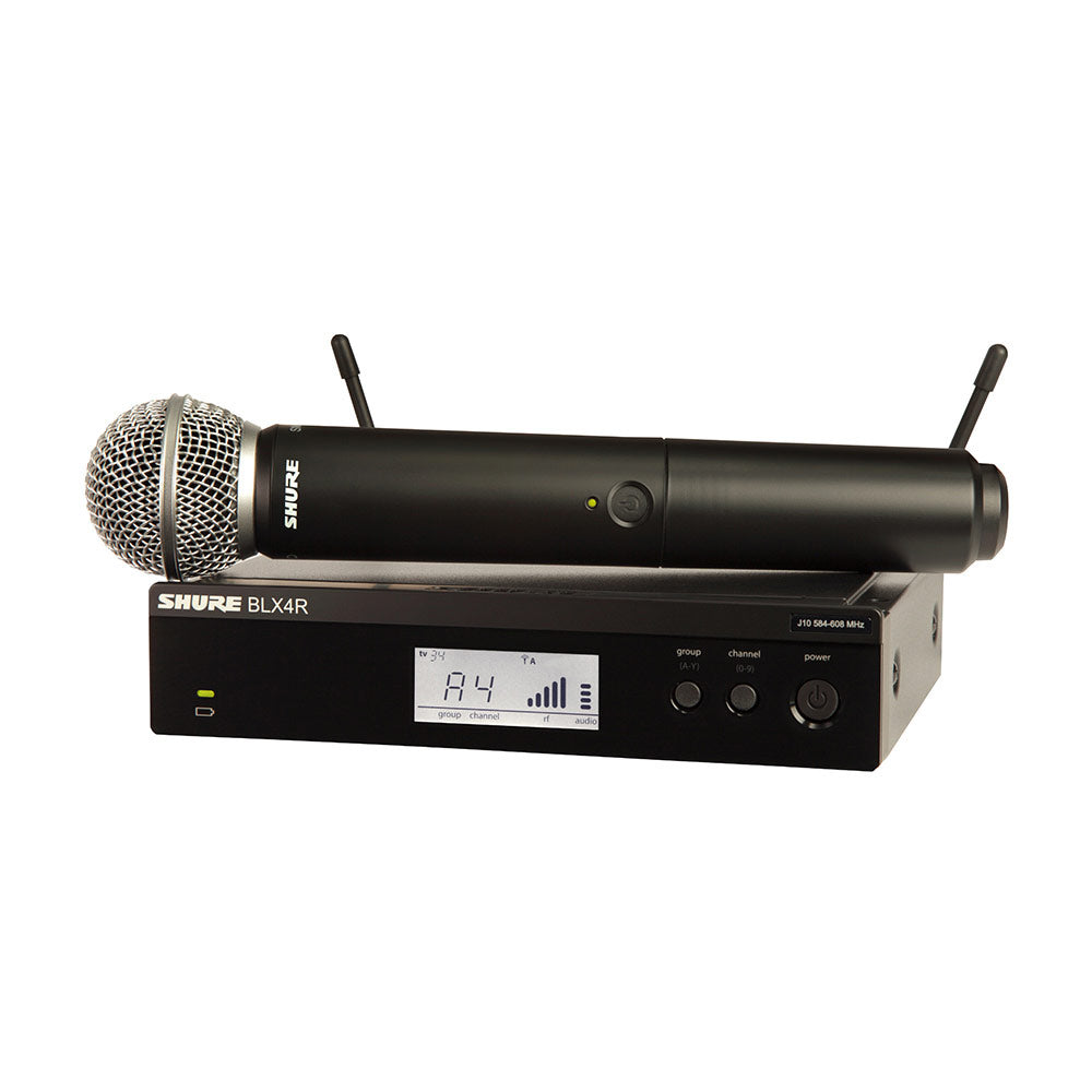 Shure BLX24R/SM58 Handheld Wireless System (H9 Band - 512-542 MHz)