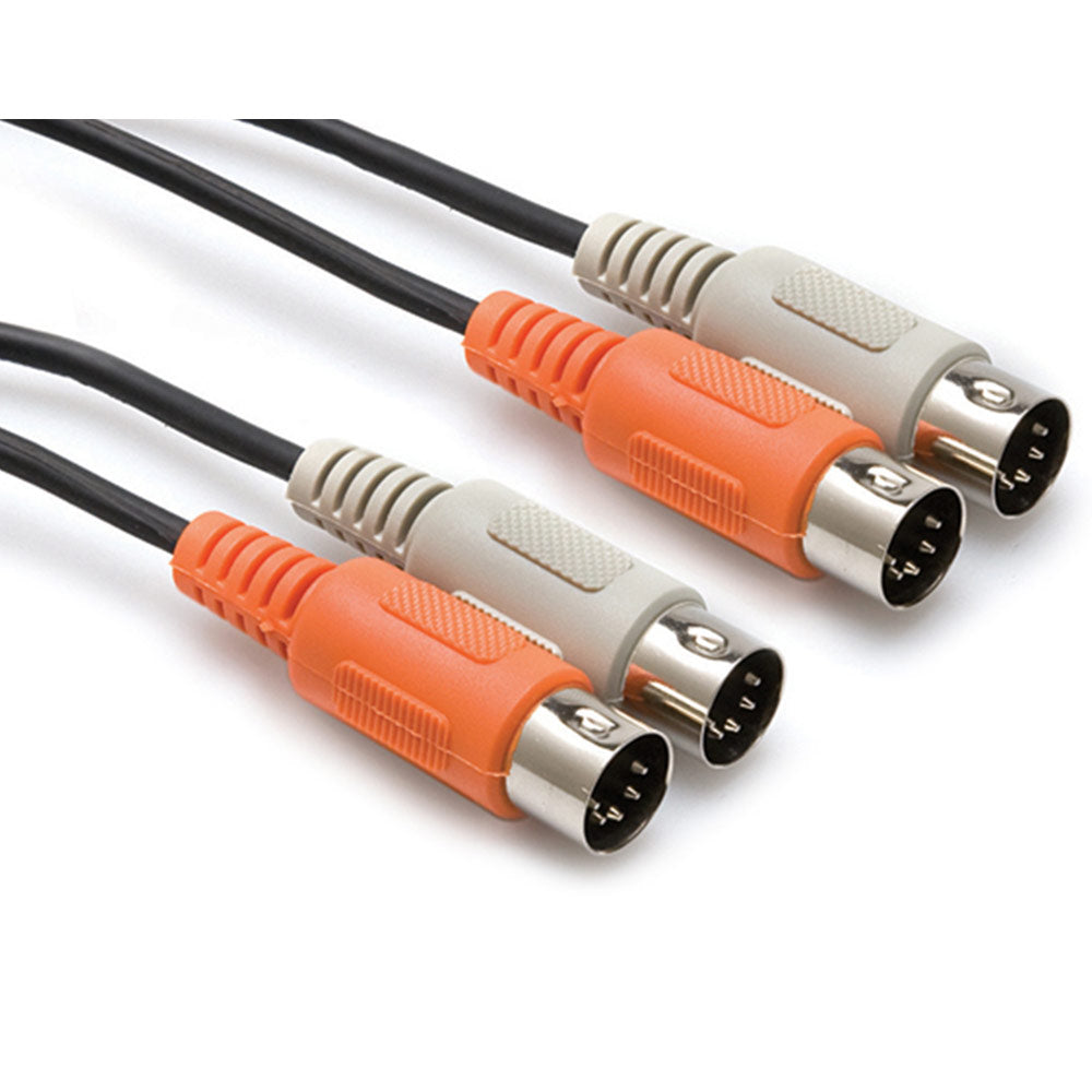 Hosa MID-201 Dual MIDI Cable, Dual 5-pin DIN to Same, 3.3 feet
