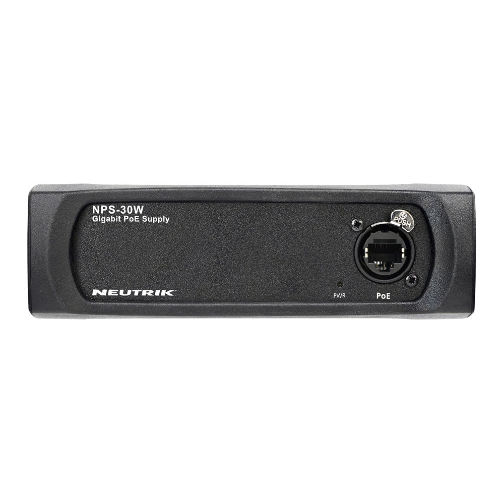 Neutrik NPS-30W-B - PoE Injector with USA Power Cord