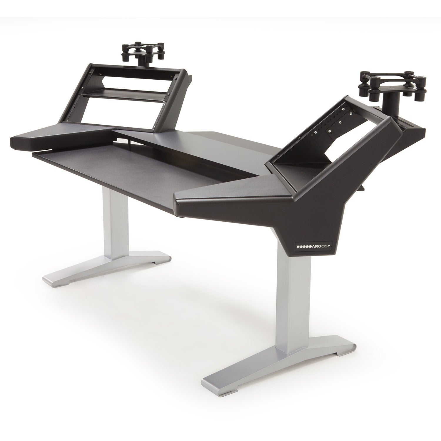 Argosy HALO-K-L-B-S Halo Keyboard Plus (Includes Halo Keyboard Workstation, 2 Rack Shelves, & Set Of Speaker Platforms)