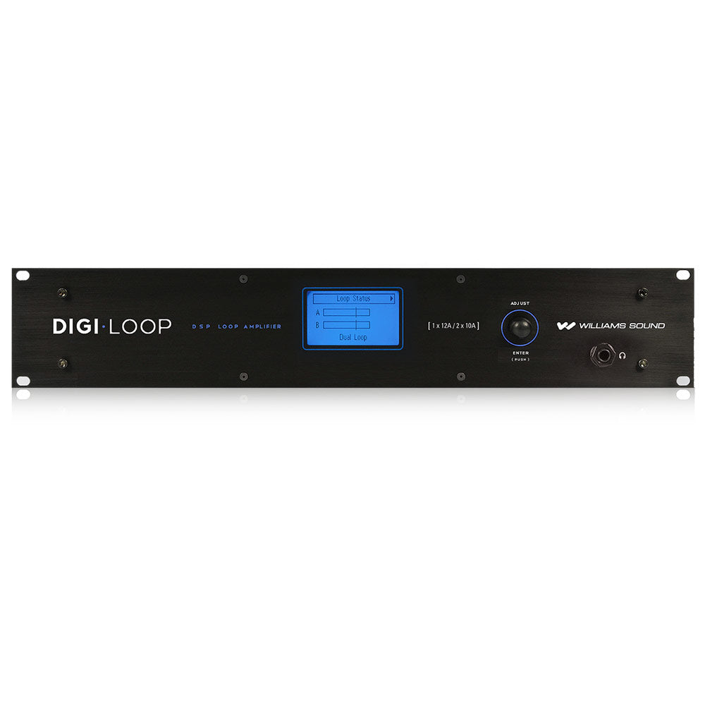 Williams Sound DL210 NET 2.0 Large-Area, 48-Volt Induction Loop Amplifier w/ Network Control