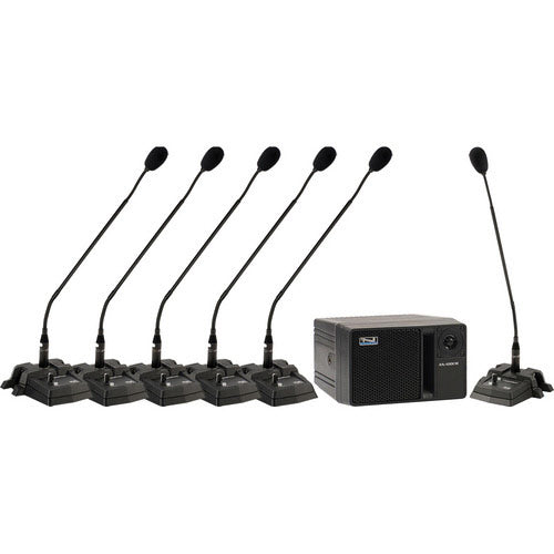 Anchor Audio Councilman CM-6 - Conference Microphone Package with 6 Mics and Speaker
