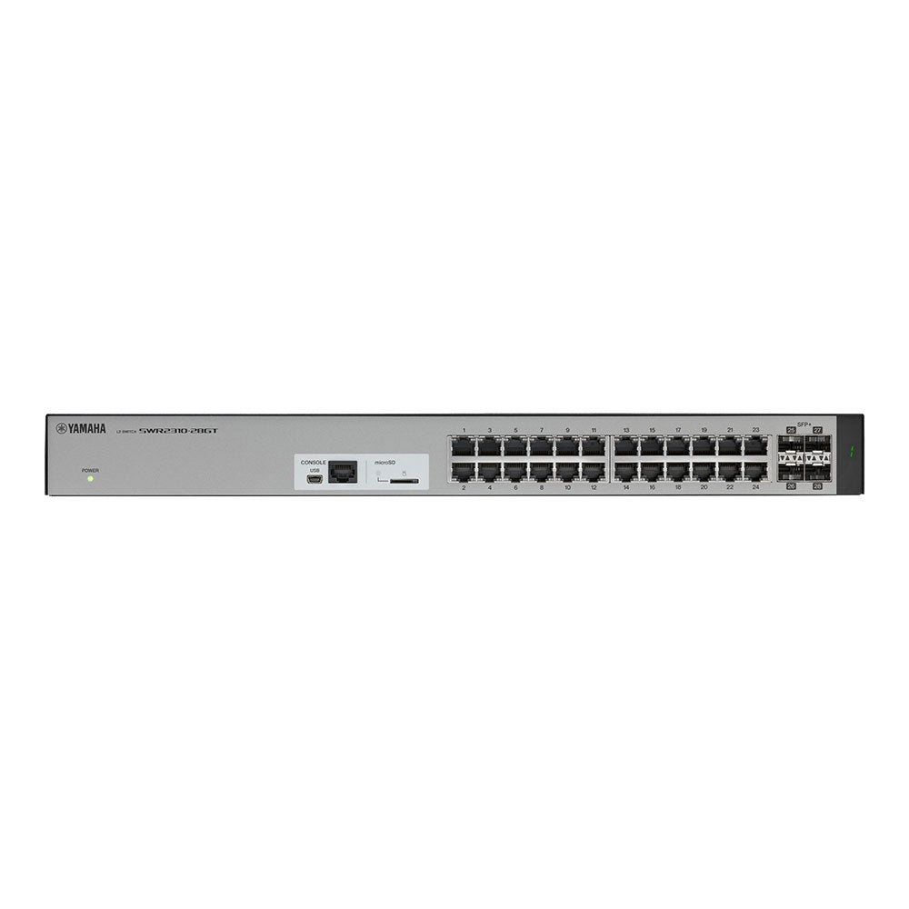 Yamaha SWR2310-28GT - L2 Switch for Audio Networks