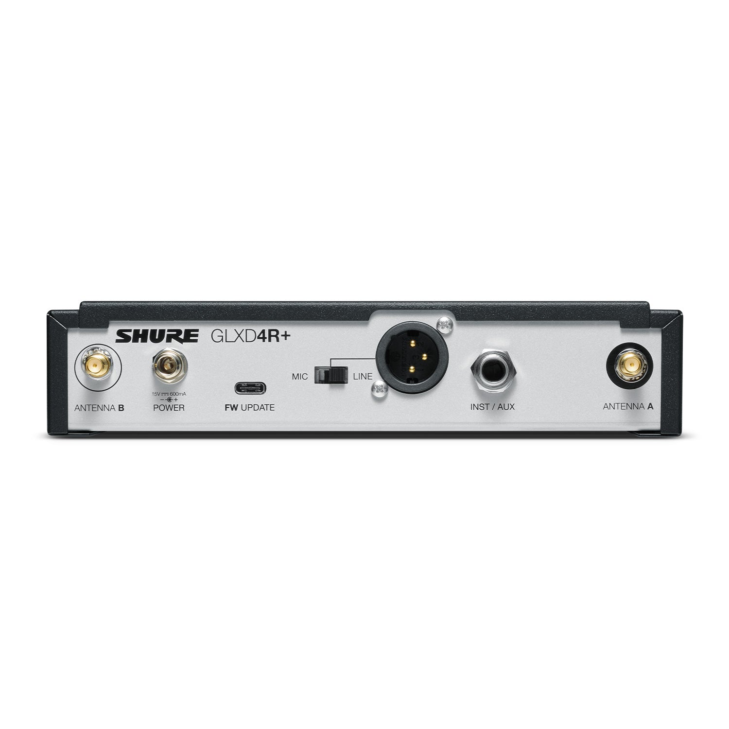 Shure GLXD14R+/MX53 - Digital Wireless Earset Rack System with MX153