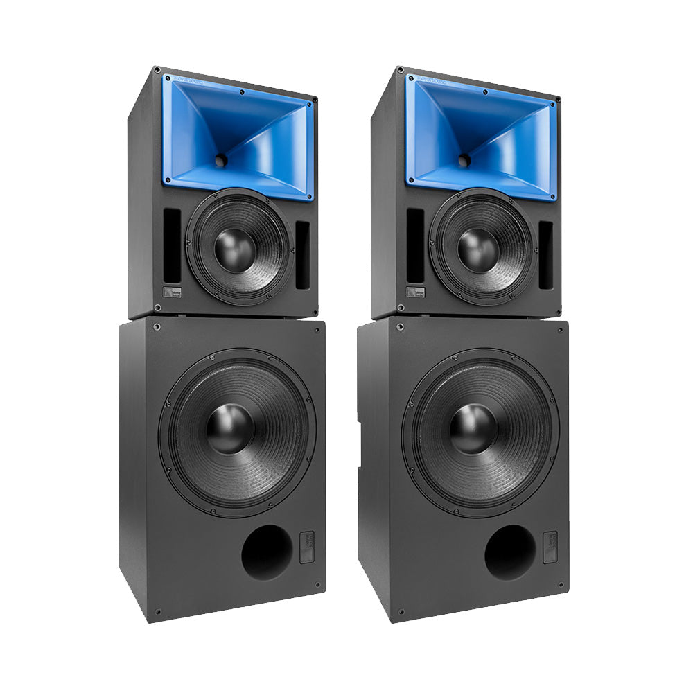 Meyer Sound Bluehorn System - Active Full Bandwidth Monitors (Stereo Pair)