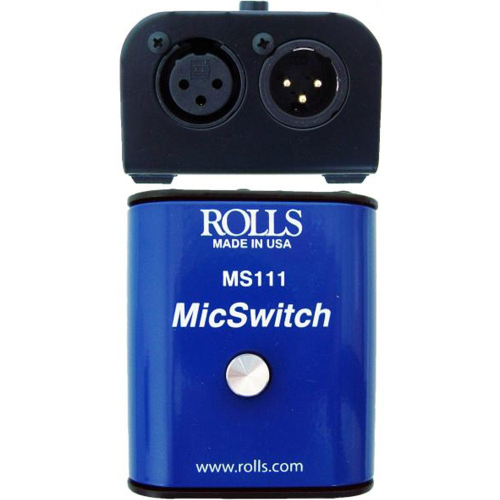 Rolls MS111 Microphone Muting Switch with Configurable Button