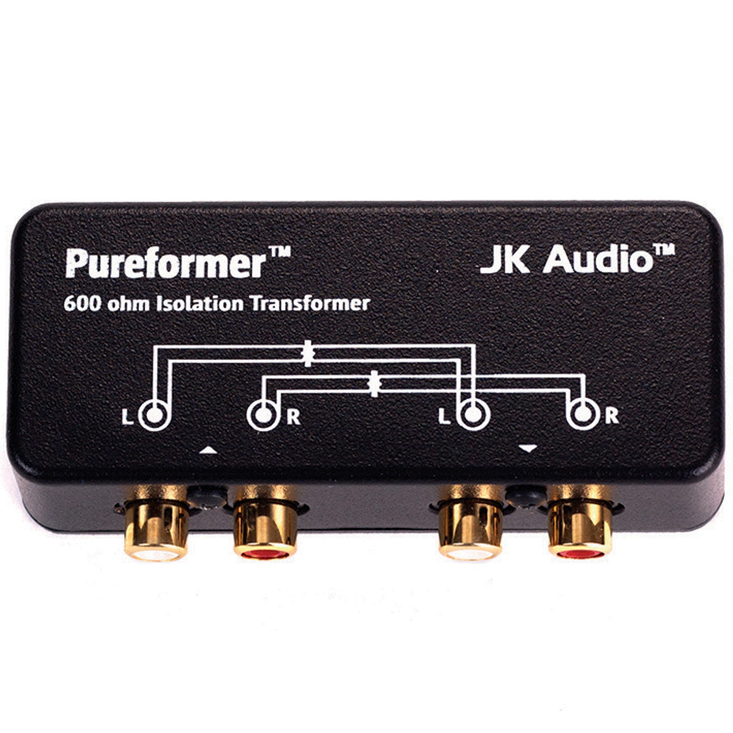 JK Audio Pur Pureformer Stereo RCA Line Isolation Transformer for Hum and Noise Reduction