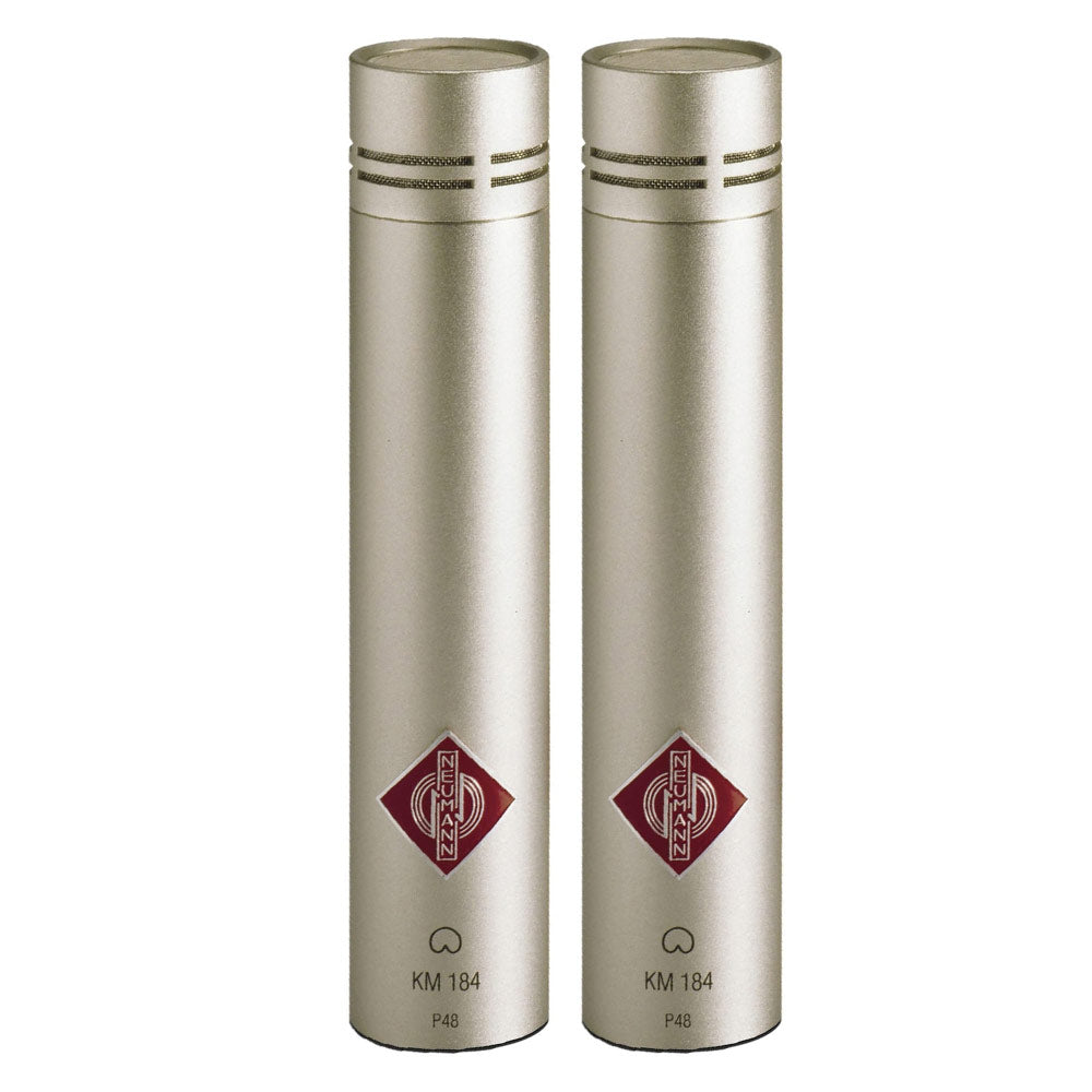 Neumann SKM 184 NI Stereo Pair of KM 184 Condenser Microphones (Nickel)