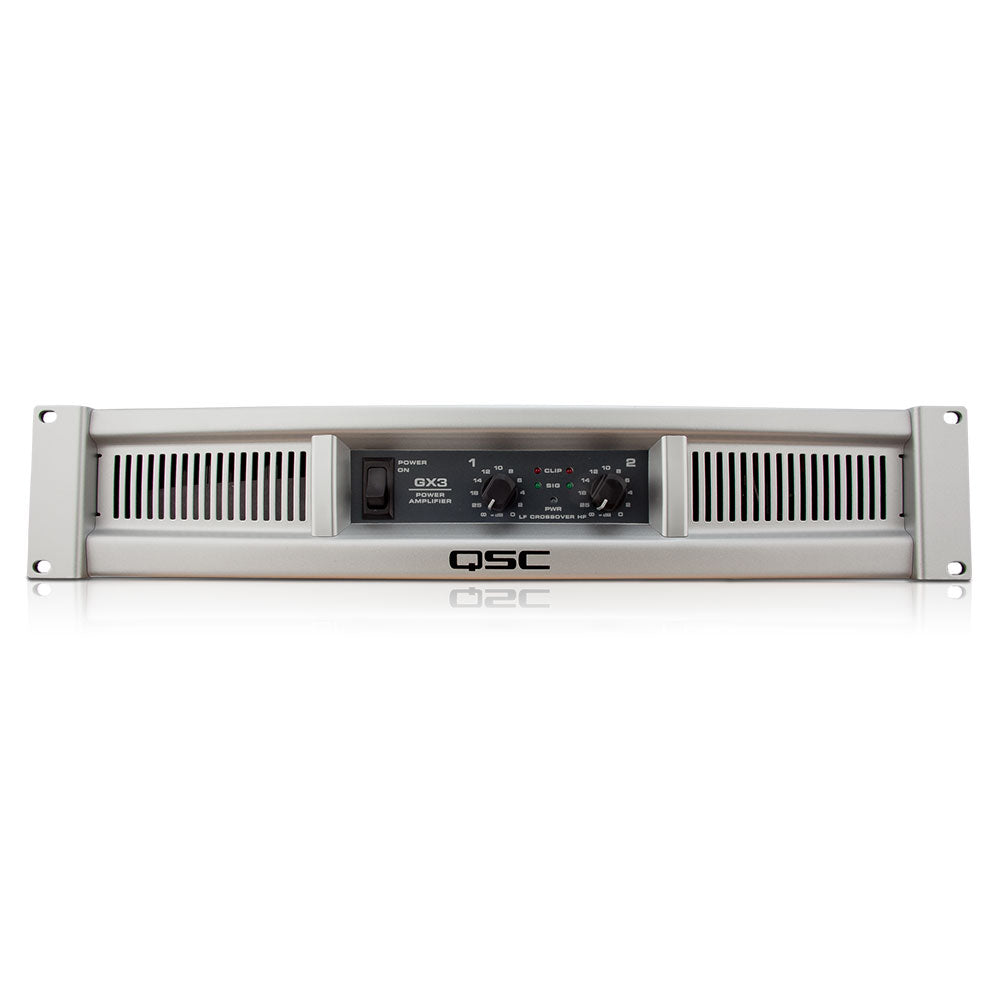 QSC GX3 Professional Power Amp - 300 Watts at 8 Ohm