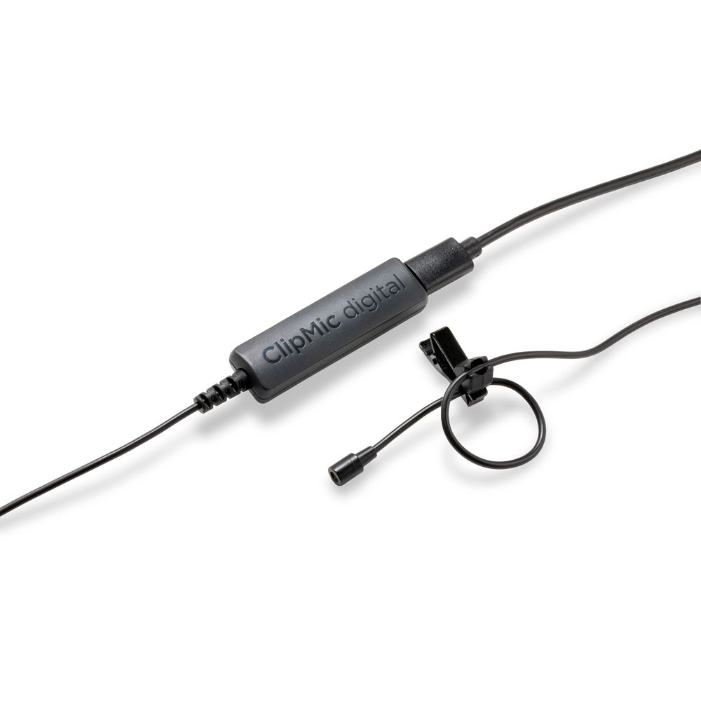 Apogee ClipMic Digital II - Digital Lavalier Microphone for Smartphones / Tablets / Computers