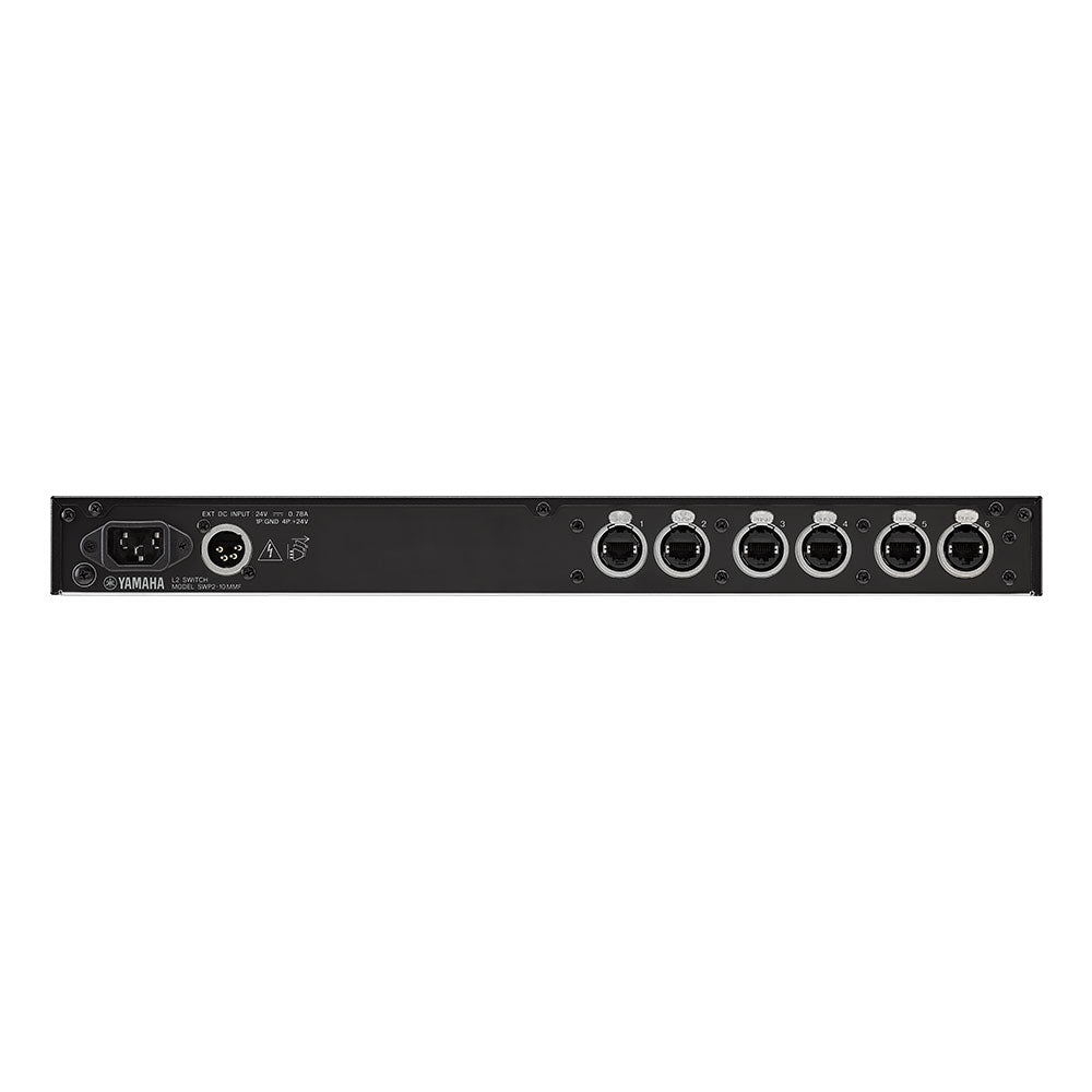 Yamaha SWP2-10MMF - Dante Network Switch with Multi-Mode Fiber Ports