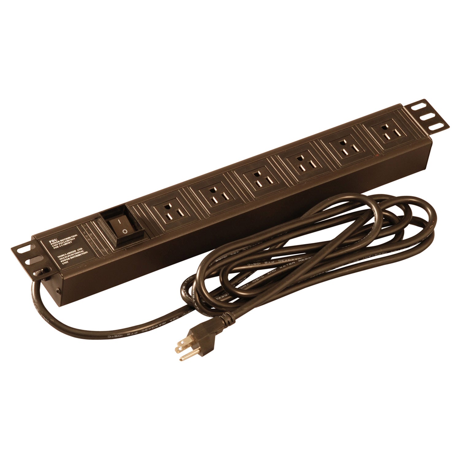 Gator GRW-PWRVERT-6 6-Outlet Power Strip, UL