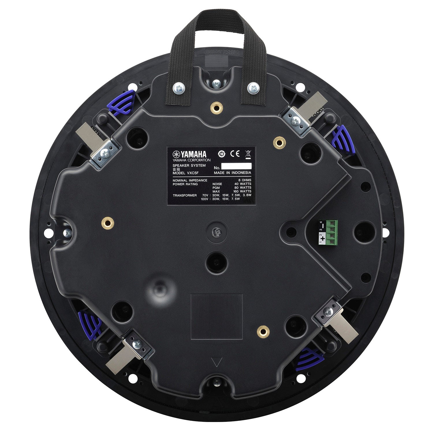 Yamaha VXC5F Full-Range 4.5-Inch Ceiling Mount Loudspeaker (Black)