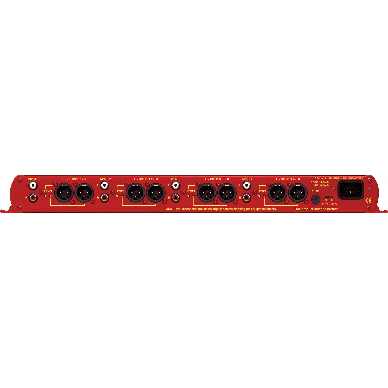 Sonifex RB-UL4 Quad Stereo Unbalanced to Balanced Converter