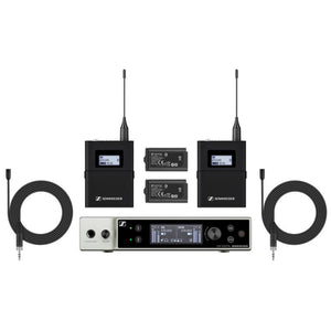 Sennheiser EW-DX MKE 2 SET - Dual Lavalier Wireless System (R1-9 Band / 520-608 MHz)