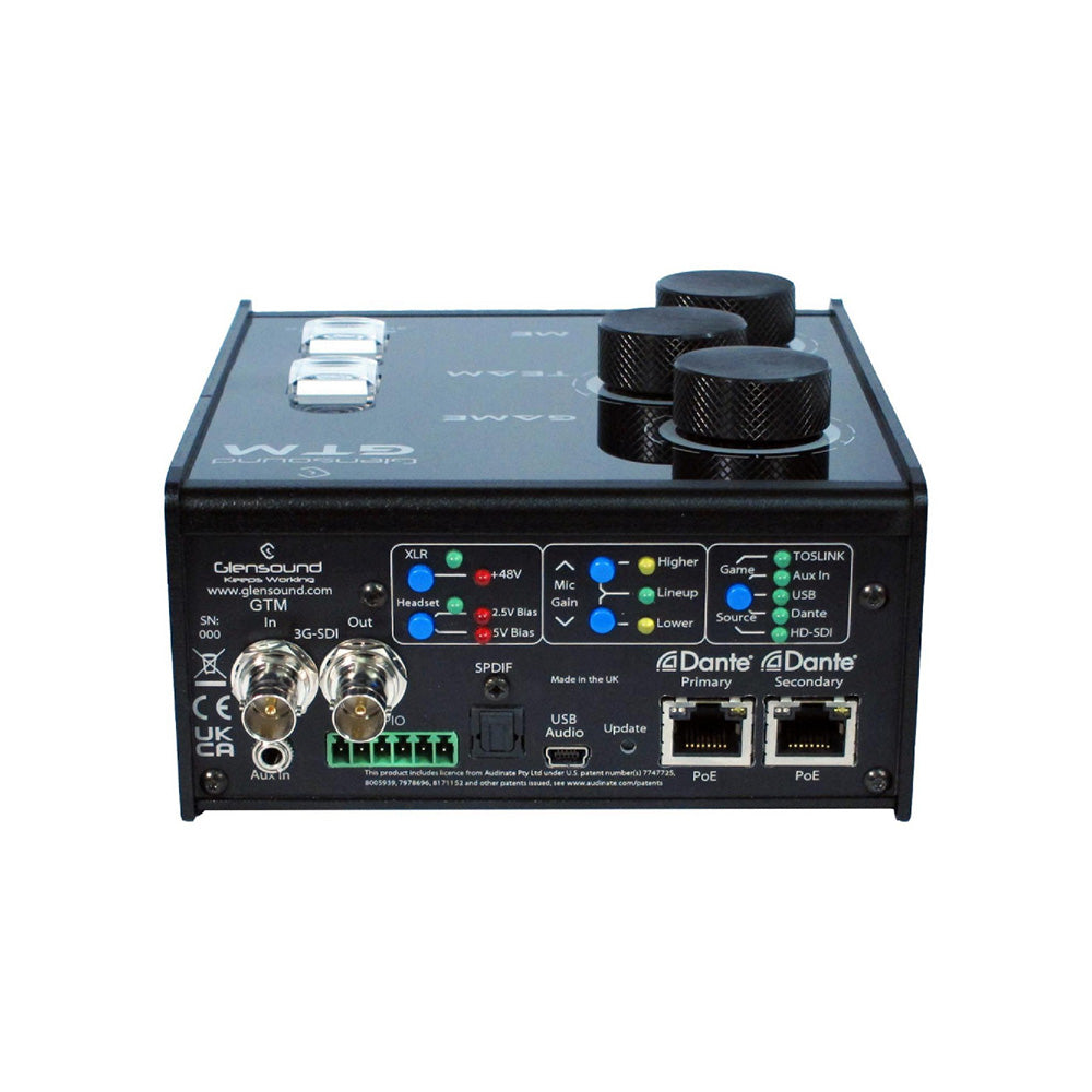 Glensound GTM SDI - eSports Gamers Interface with HD-SDI Option