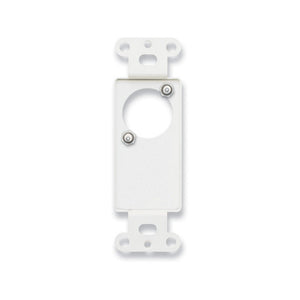 RDL D-D1T Single Plate for Standard and Specialty Connectors (White) - Custom Engraving Option