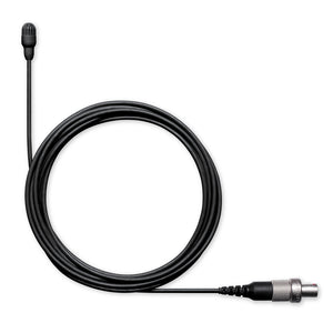 Shure TwinPlex TL46B/O-LEMO - Subminiature Lavalier Microphone (Hi Sens, 3-Pin Lemo, Black)