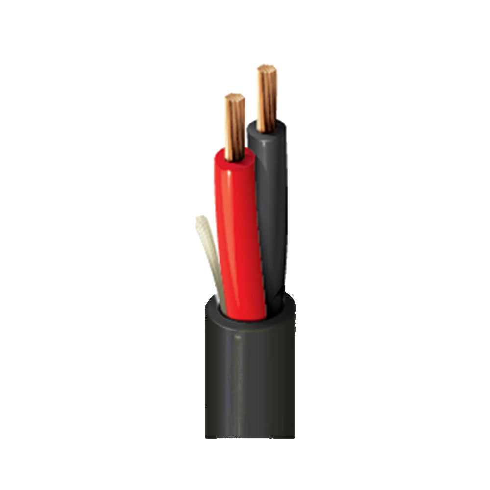 Belden 6100UE Bulk 14AWG Plenum Speaker Cable with Black Jacket (500 Foot Spool)