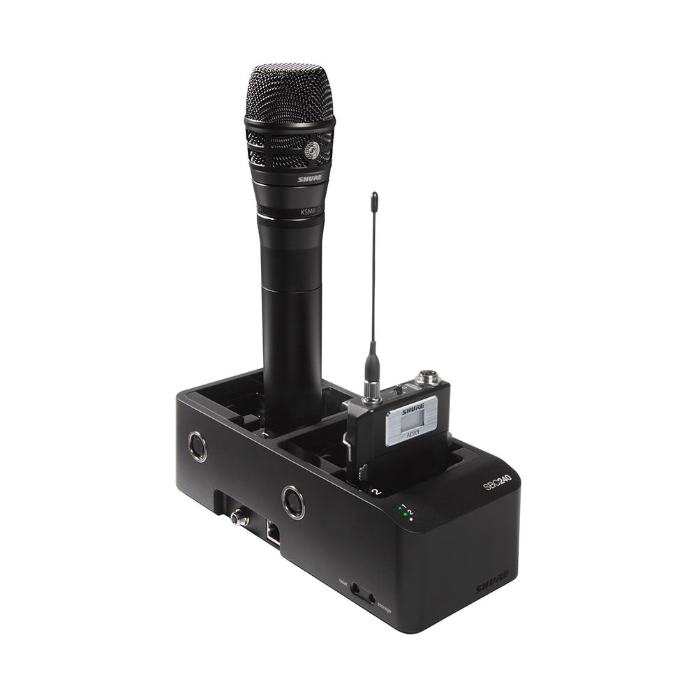 Shure SBC240-US Networkable Battery Charger for ADX Transmitters (with Power Supply)
