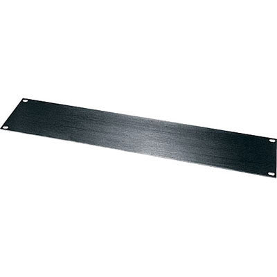 Middle Atlantic HBL5 Five-Space 1/8" Flat Aluminum Blank Panel - Black