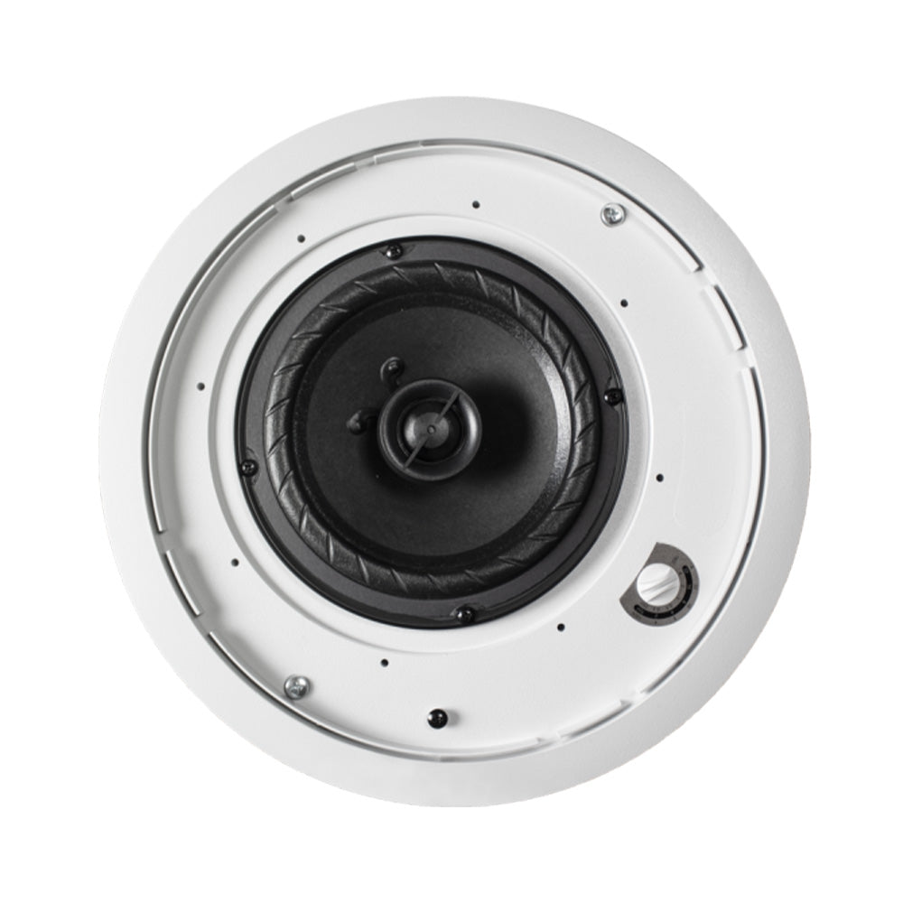 Soundtube CM62-EZS-II-WH - Two-Way 6.5-Inch In-Ceiling Loudspeaker with Short Can (White)